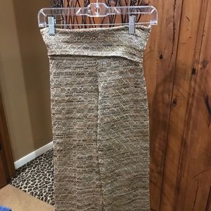 Alexis fold over wide leg pant